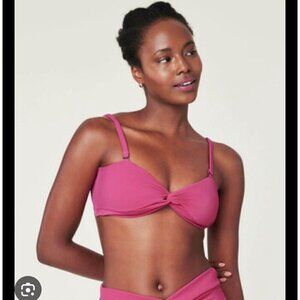 Andie Swim Bikini Top Women XL Orchid The‎ Capri Resortwear Vacation Beach NEW